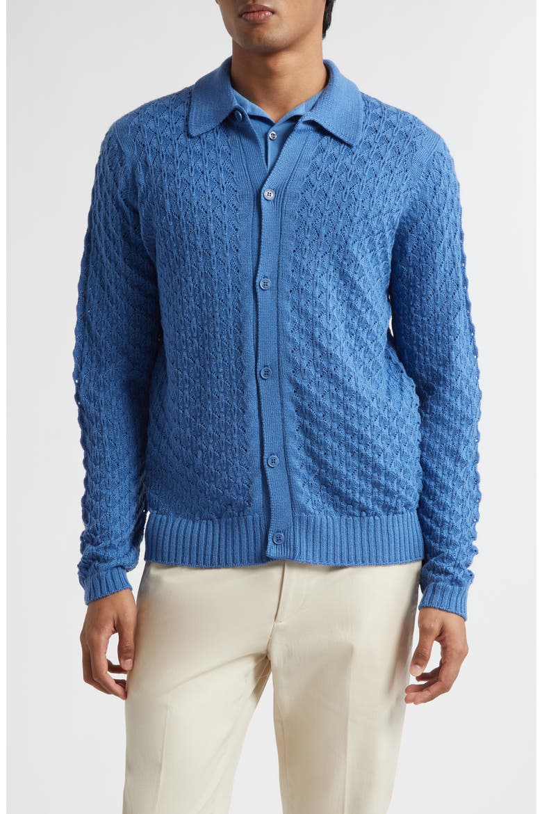 Winster Wool Cardigan, Main, color, SALTIRE BLUE
