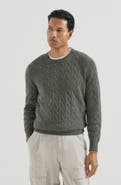 Brunello Cucinelli Cashmere cable knit sweater