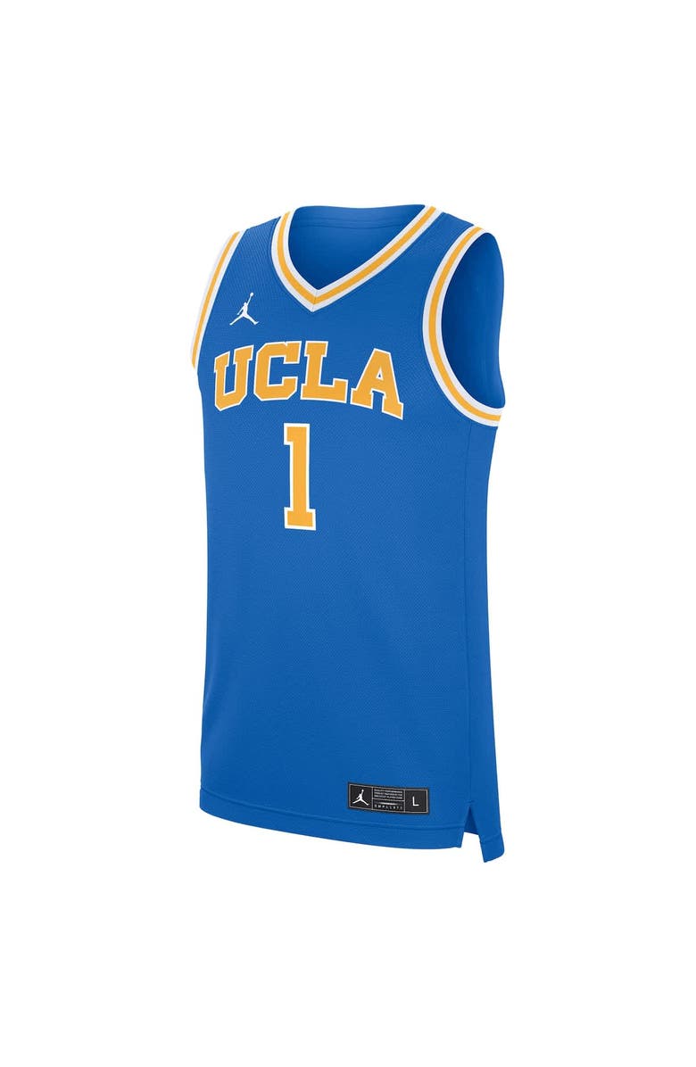 Jordan Brand Men's Jordan Brand Kiki Rice Blue UCLA Bruins Replica Basketball Jersey, Alternate, color, Blue