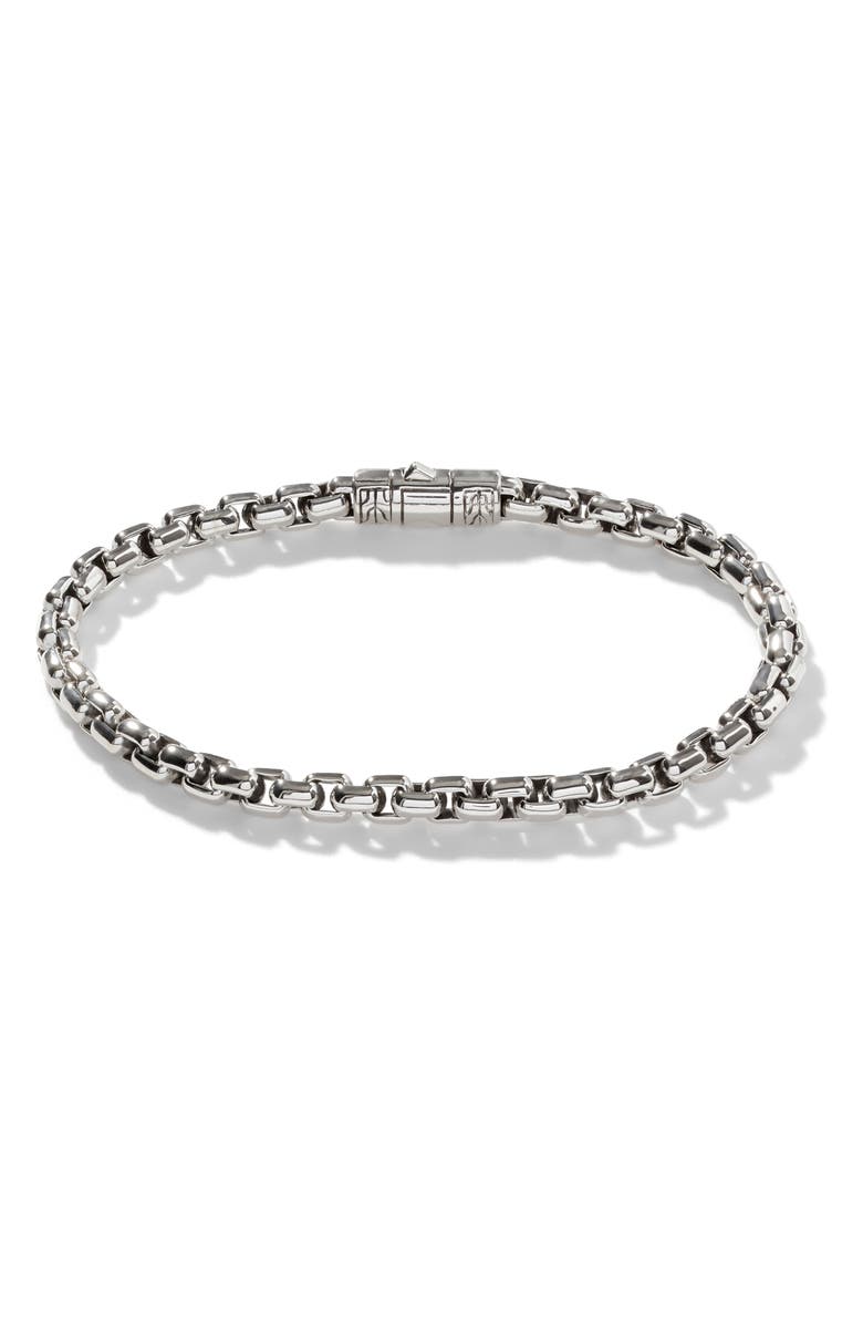 John Hardy Men's Classic Chain Box Chain Bracelet, Alternate, color, Silver