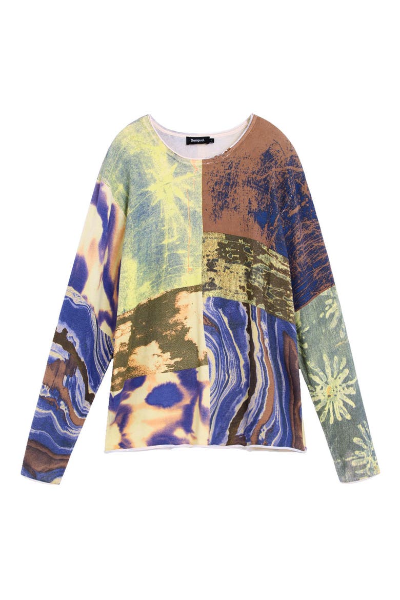 Graphic Cotton Sweatshirt, Alternate, color, MILITARY GREEN