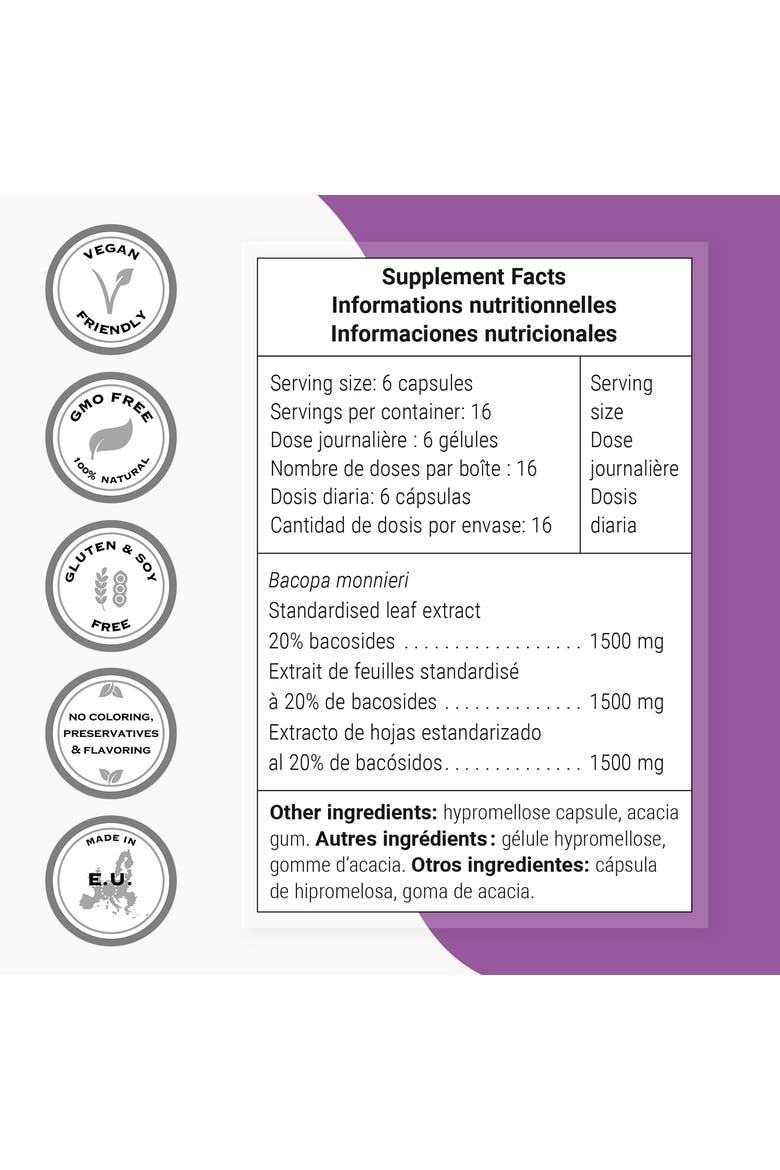 Bacopa Monnieri 1500mg, Alternate, color, None