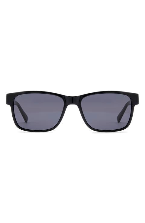58mm Rectangular Sunglasses