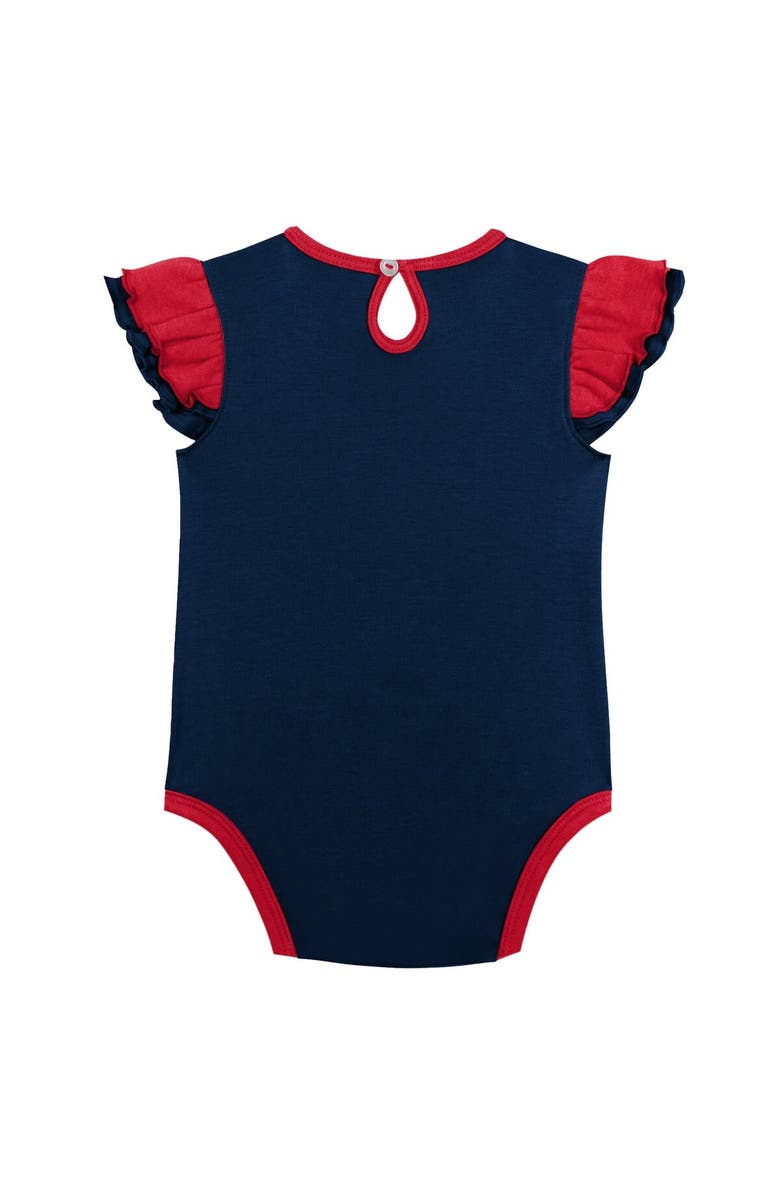 Outerstuff Girls Infant Red/Navy Washington Capitals Two-Pack Training Bodysuit Set, Alternate, color, Red