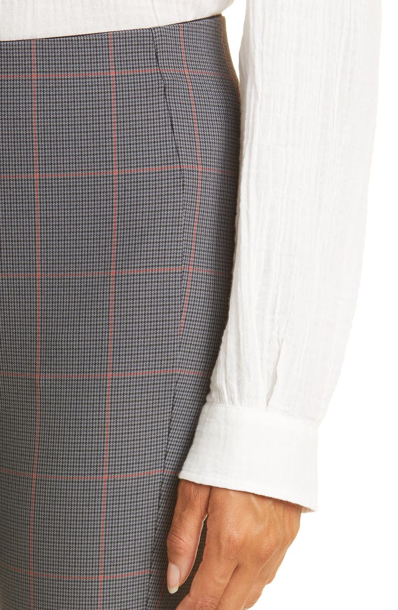 rag & bone Simone Check Ankle Pants, Alternate, color, Grey Multi