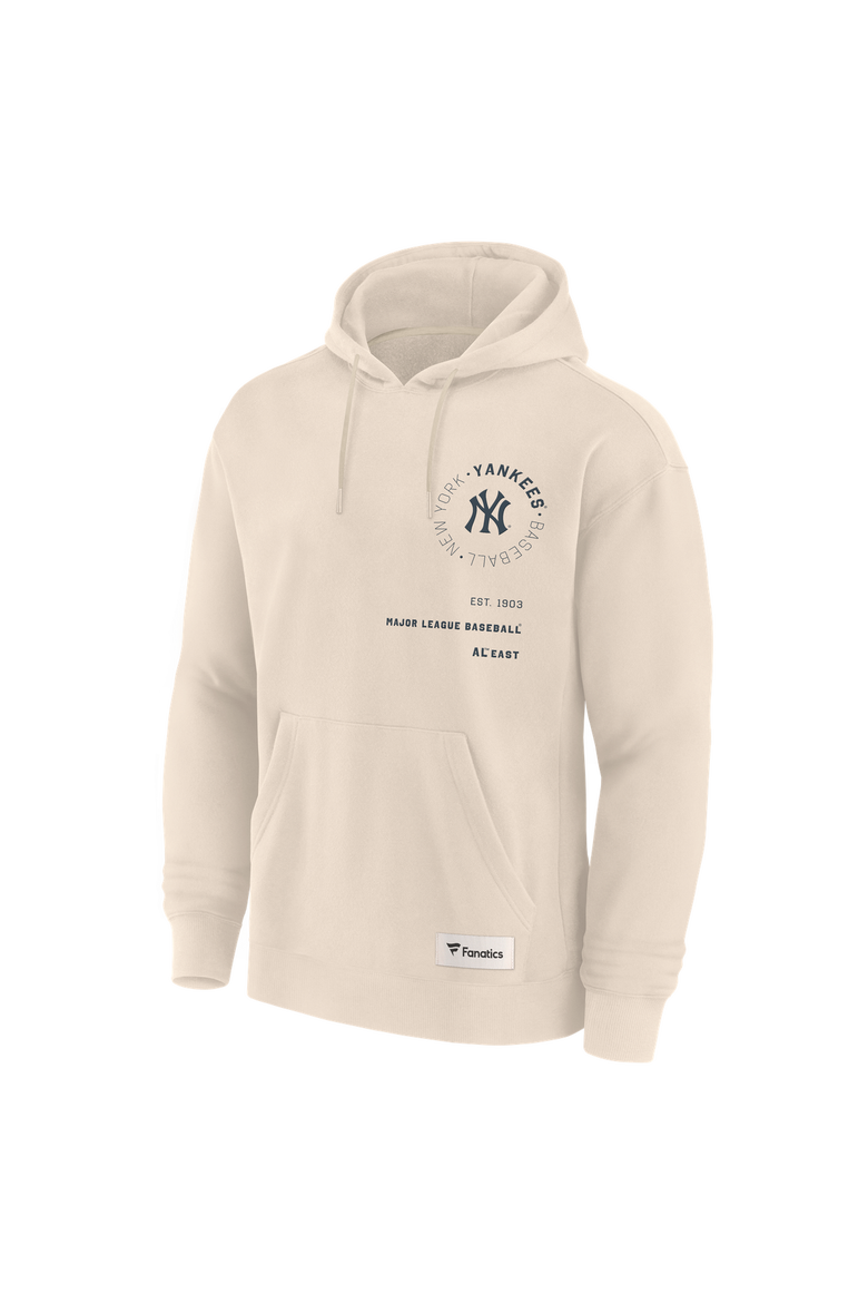 Men's Fanatics Cream New York Yankees Elements Future Ground Info Hoodie, Alternate, color, Cream