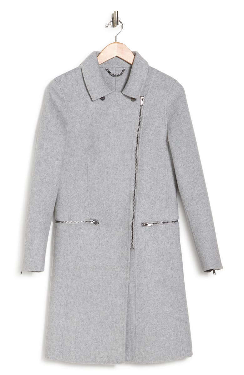Belle & Bloom BELLE AND BLOOM Last Chance Wool Blend Coat, Alternate, color, Grey Marl