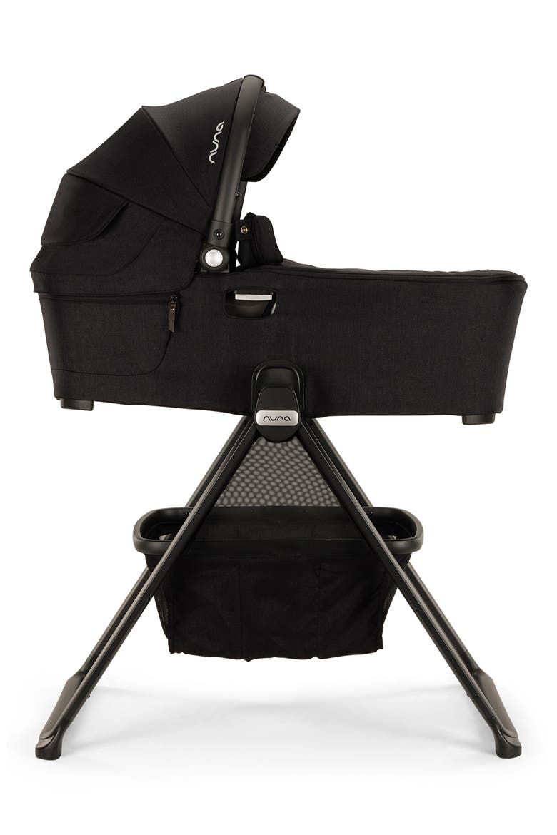 DEMI Series Bassinet Stand, Alternate, color, CAVIAR/ CHOCOLATE