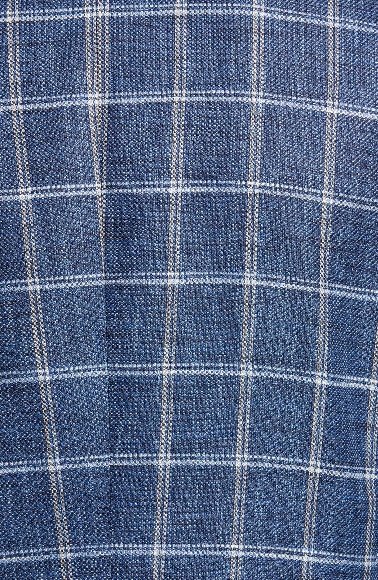 BOSS Hartley Classic Fit Plaid Cotton Blend Sport Coat, Alternate, color, 
