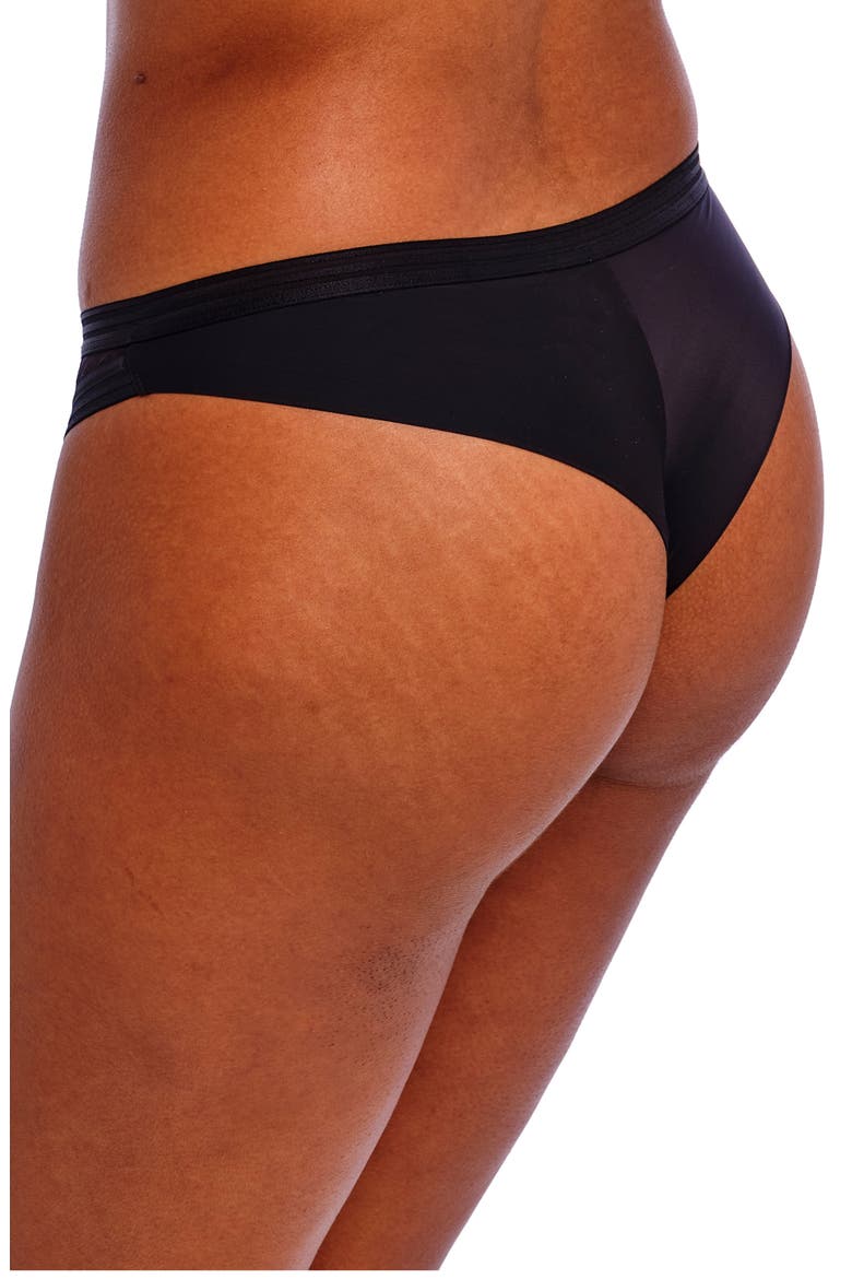 Tailored Brazilian Briefs, Alternate, color, BLACK