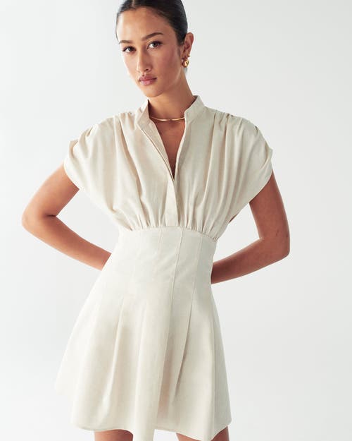 Willa Hari Mini Dress In Brown