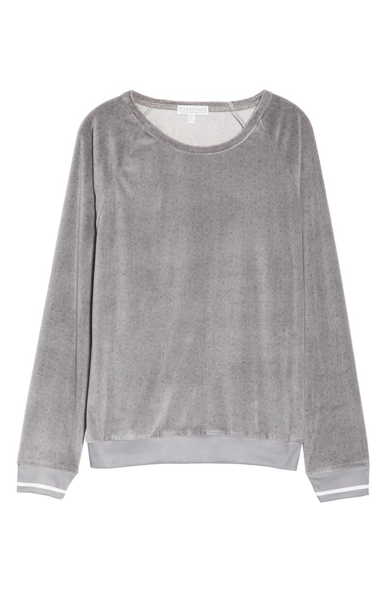 PJ Salvage Oh My Velour Top, Alternate, color, 