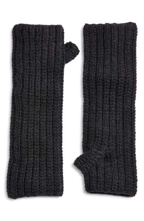 Merino Wool Rib Glovelettes