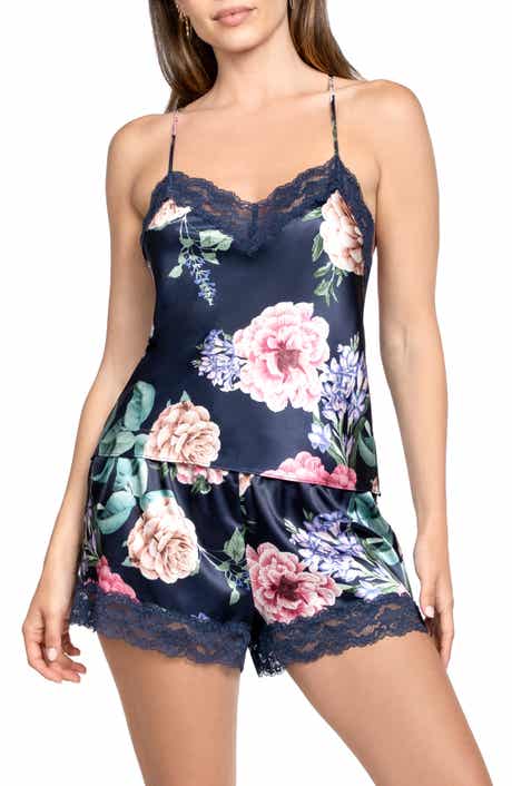 In Bloom by Jonquil Sicily Lace Trim Camisole Short Pajamas