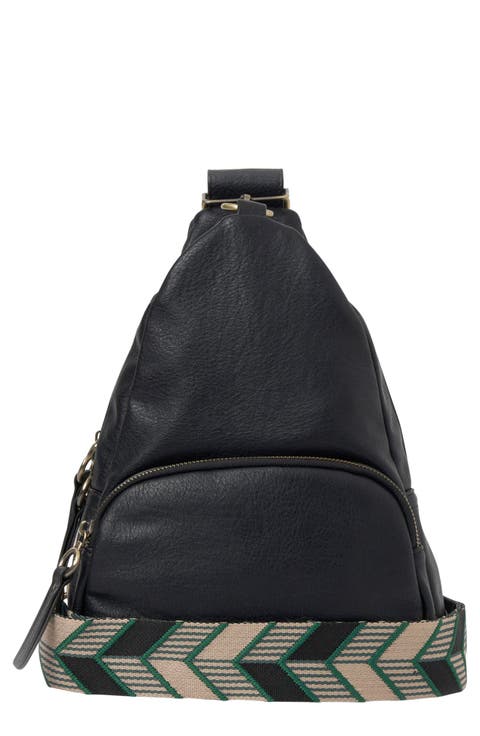 Anything Goes Vegan Leather Sling Bag