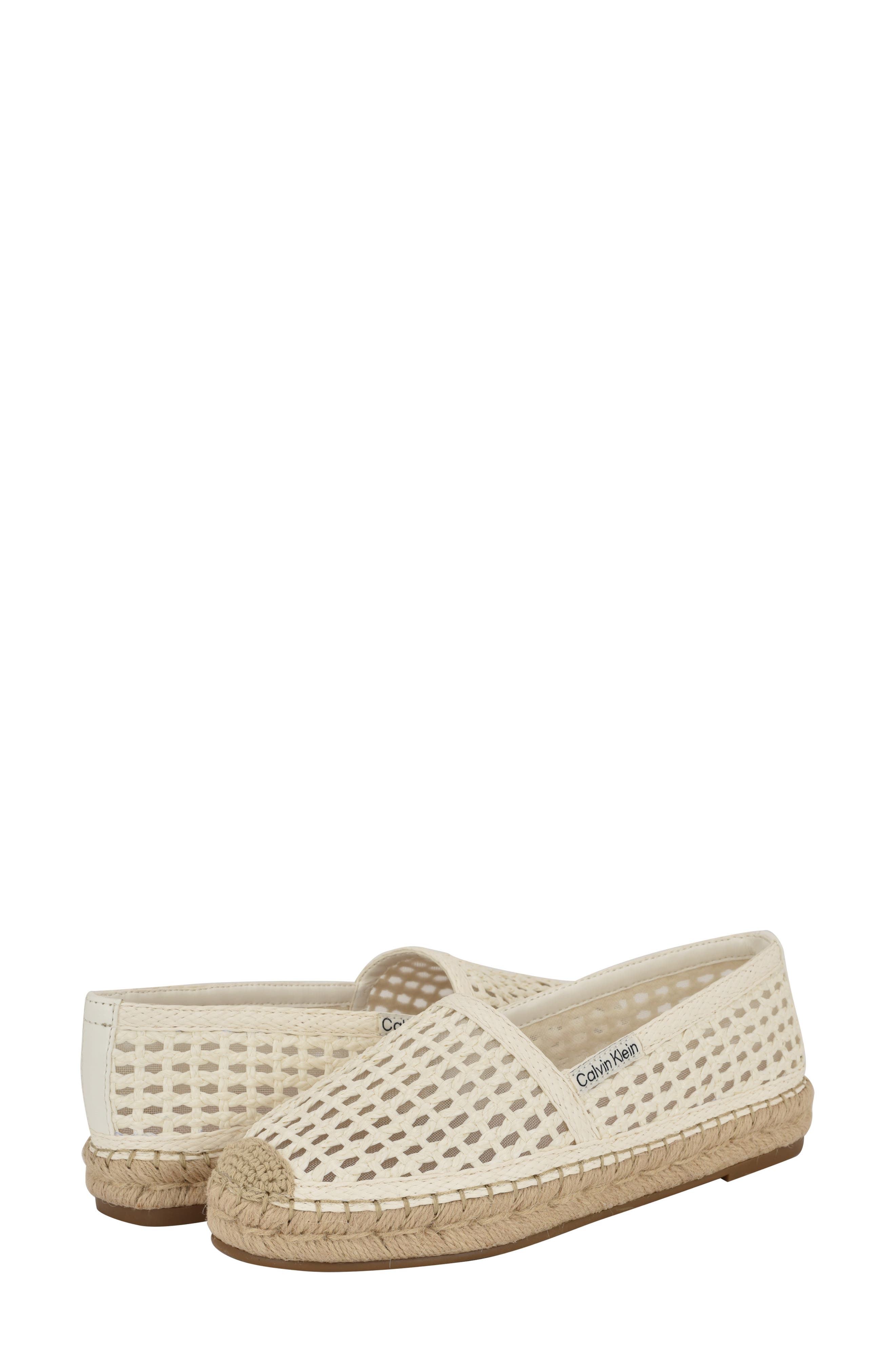 Presley Woven Flat, Alternate, color, WHITE