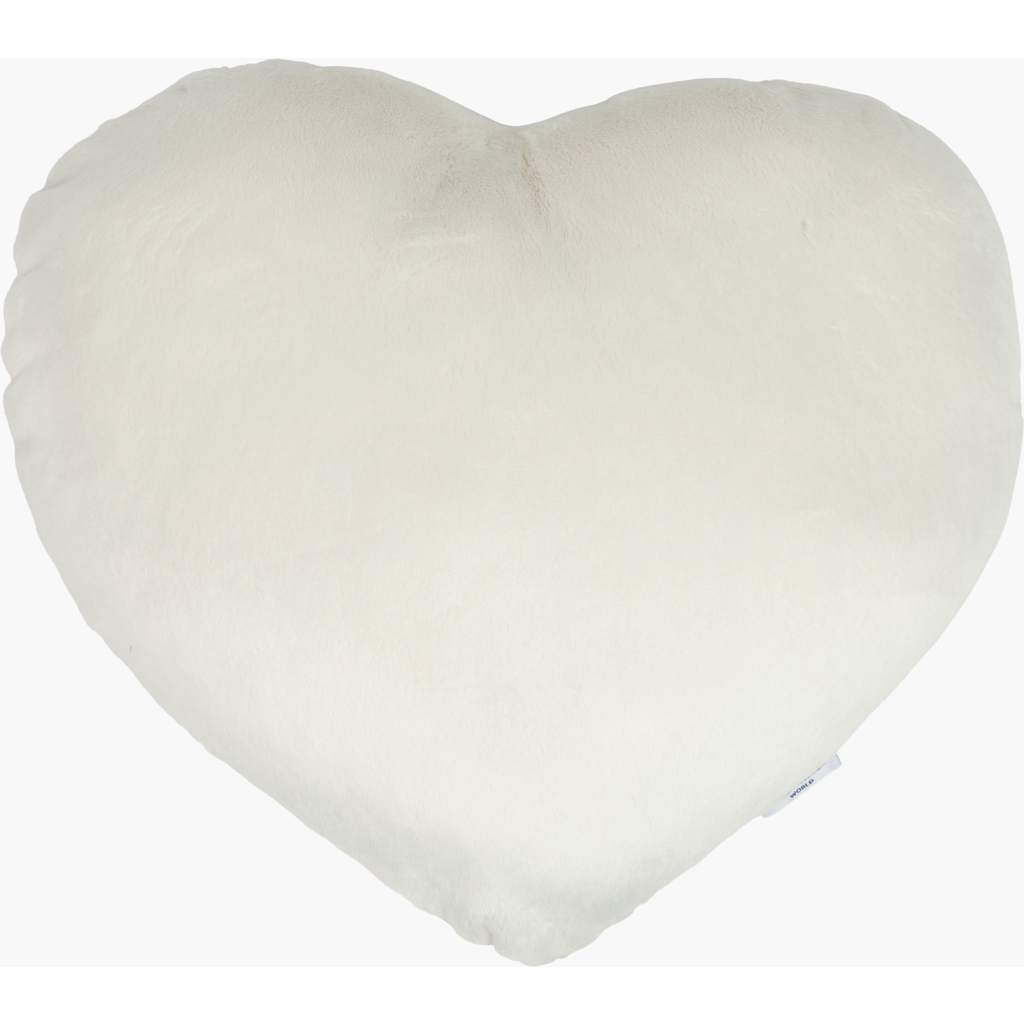 Hugimals World Heart To Hug Pillow In White