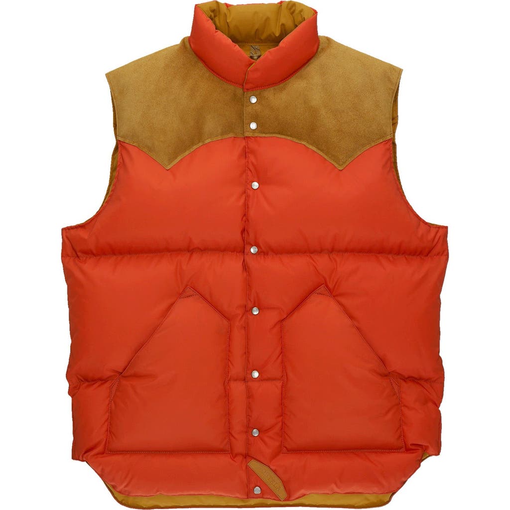 Fortela Down Rocky Mountain Featherbed X Vest In Red