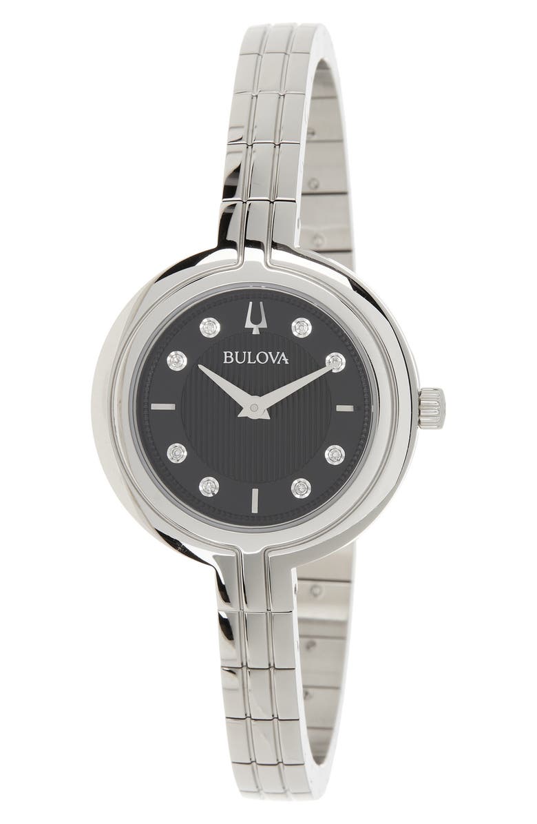 BULOVA Rhapsody Stainless Steel Watch, 30mm, Main, color, 