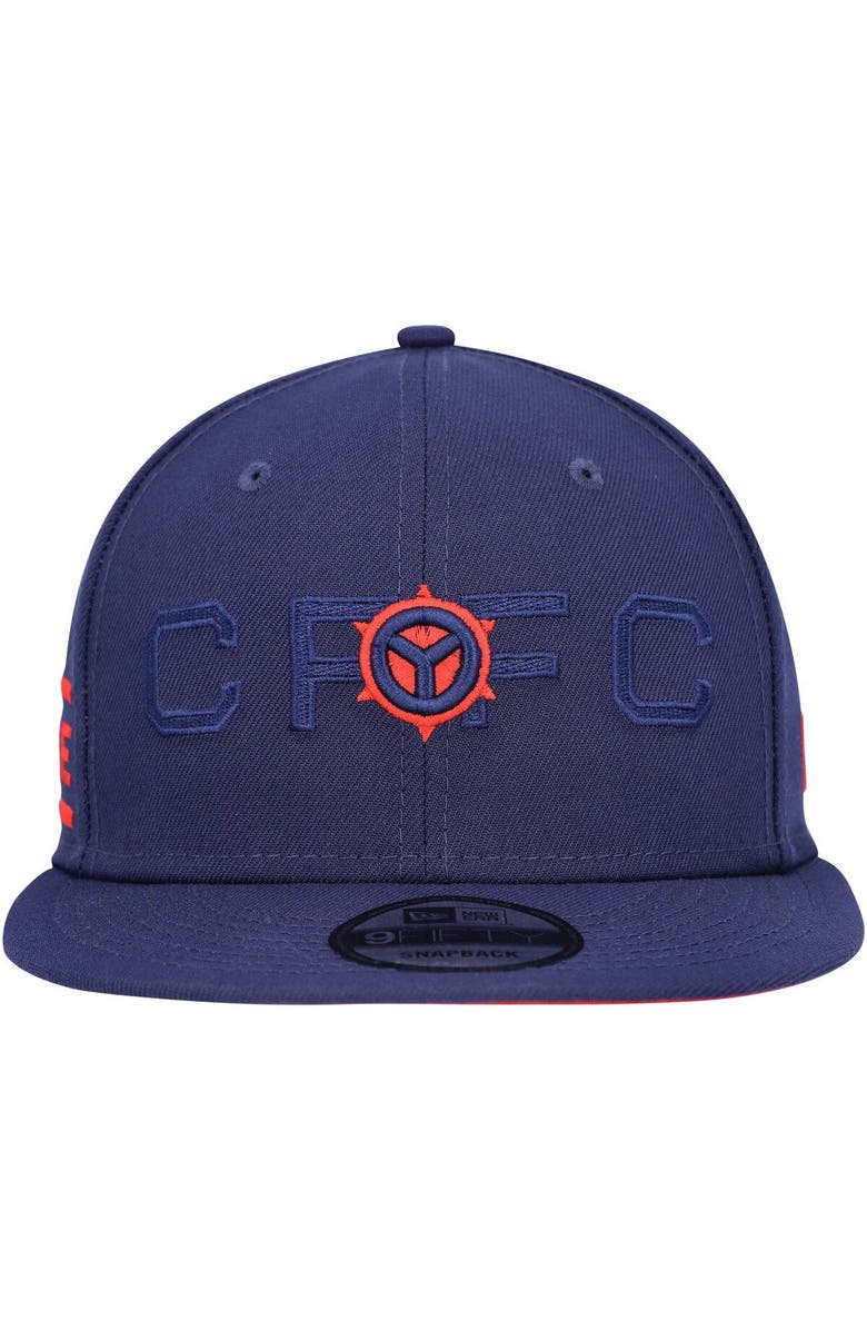 New Era Men's New Era Navy Chicago Fire Kick Off 9FIFTY Snapback Hat, Alternate, color, 