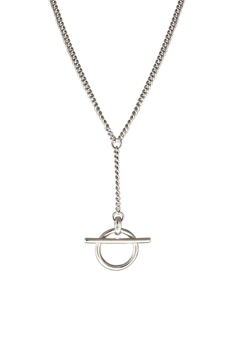 Origins Mini Necklace, Main, color, Silver