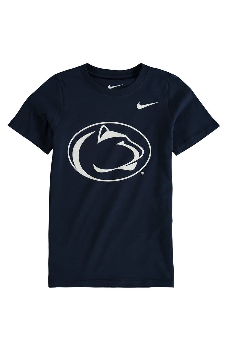 Nike Preschool Nike Navy Penn State Nittany Lions Logo T-Shirt, Alternate, color, Navy