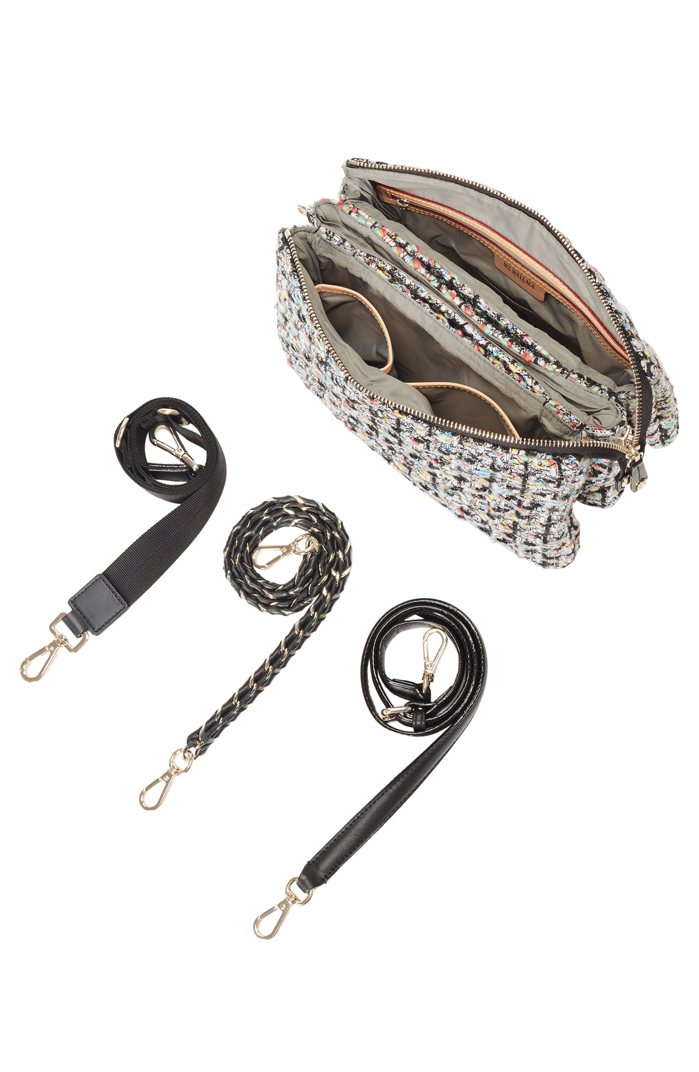 MZ Wallace Large Crosby Pippa Quilted Crossbody Bag, Alternate, color, Boucle