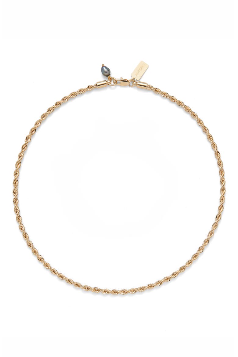 Rope Chain Necklace, Main, color, GOLD