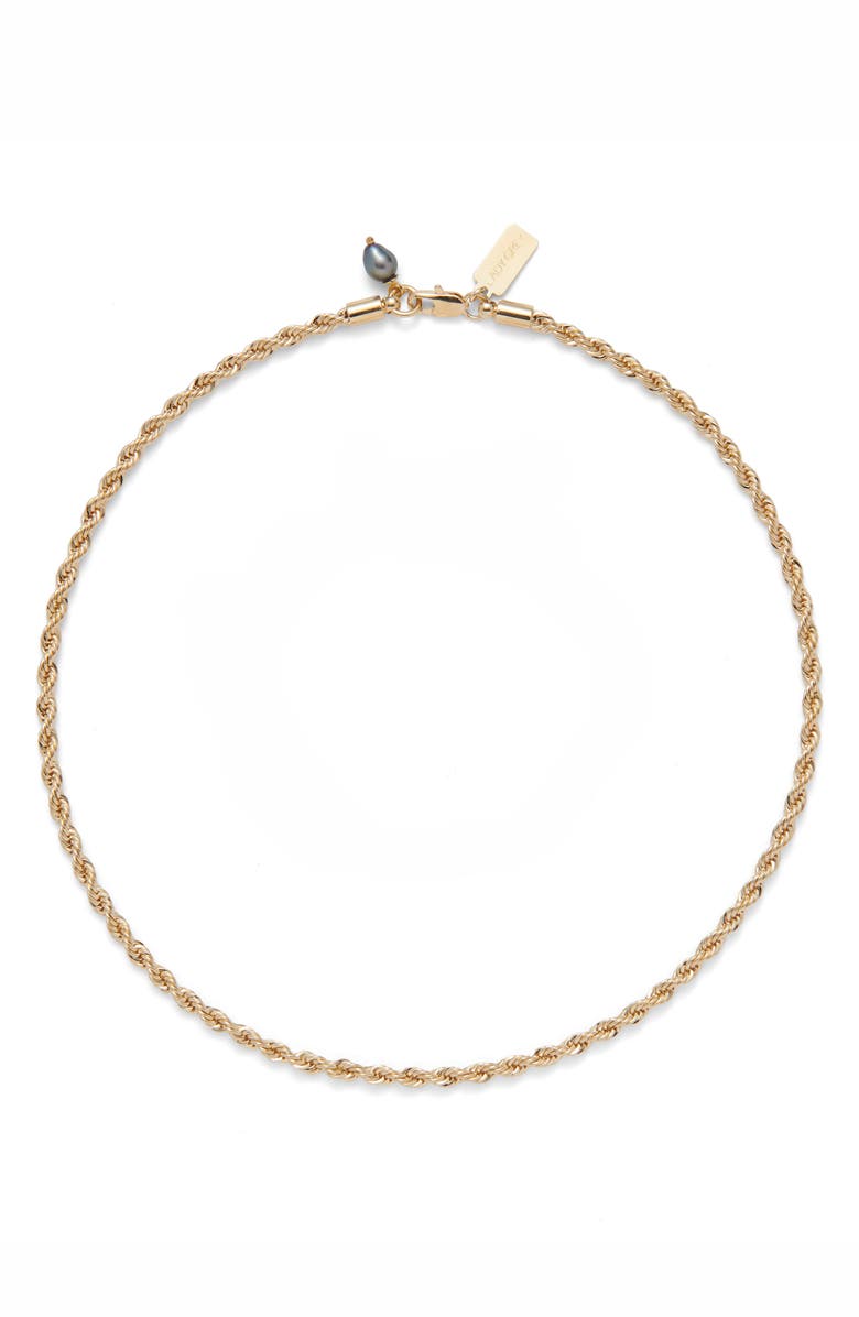 Lady Grey Rope Chain Necklace, Main, color, Gold