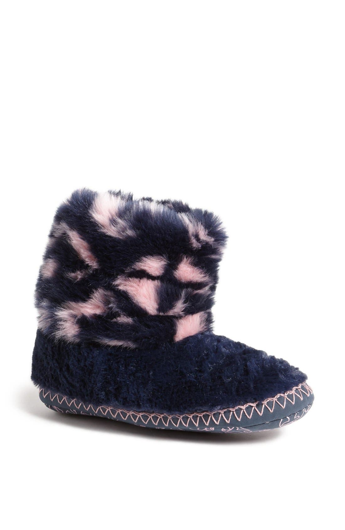 BEDROOM ATHLETICS 'Sophia' Faux Fur Bootie Slipper, Alternate, color, 