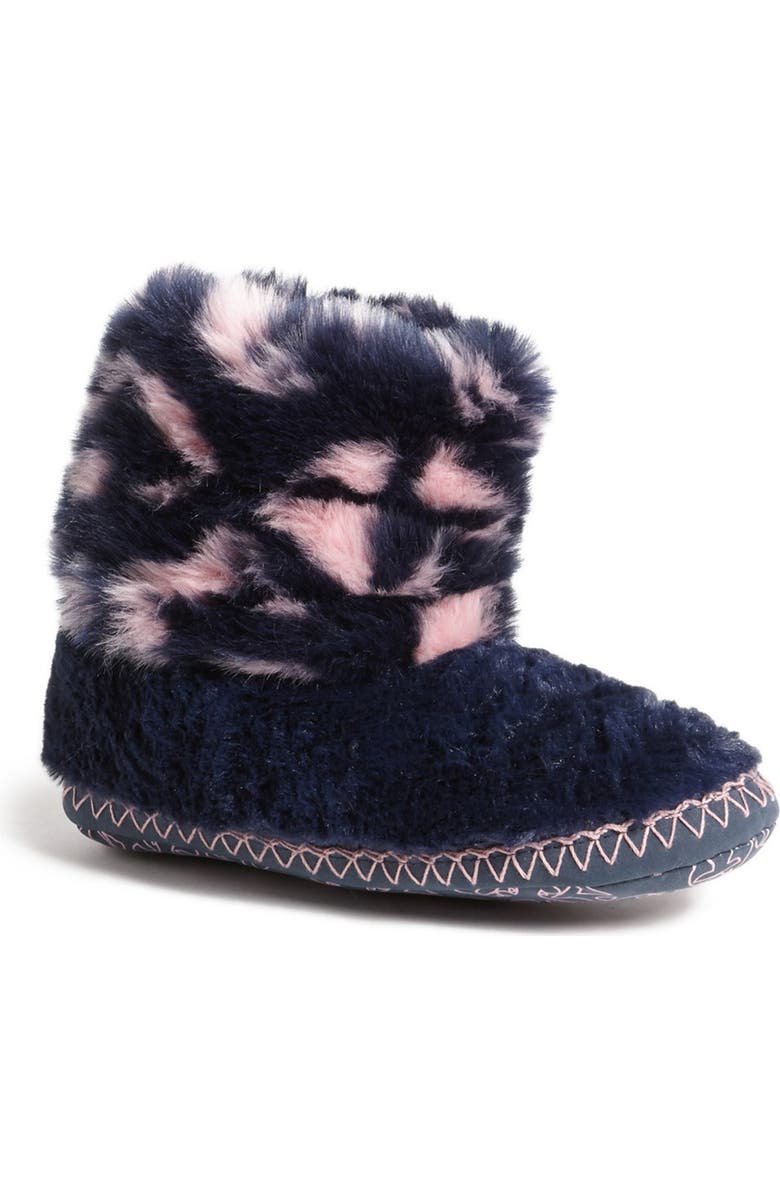 BEDROOM ATHLETICS 'Sophia' Faux Fur Bootie Slipper, Alternate, color,
