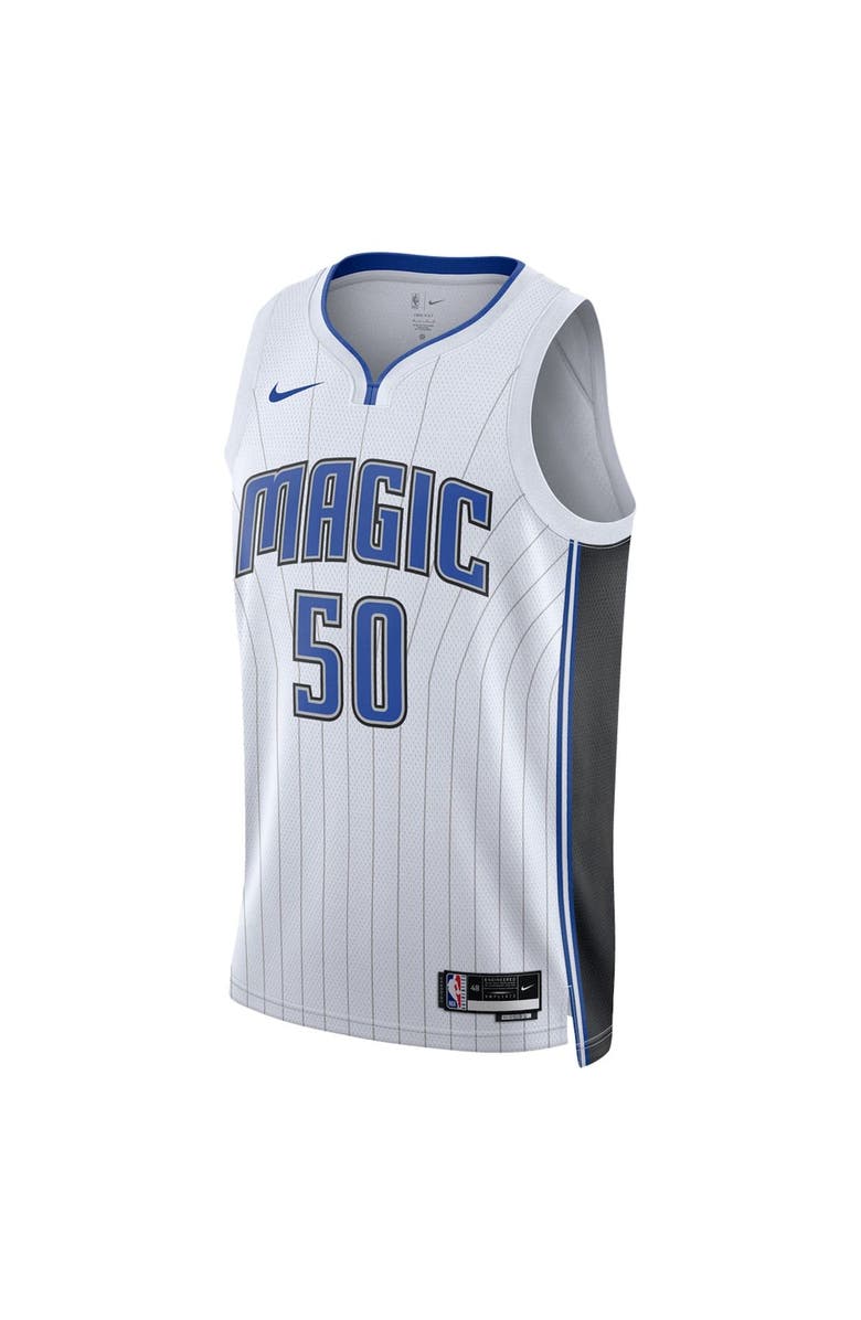 Nike Unisex Nike Cole Anthony White Orlando Magic Swingman Jersey - Association Edition, Alternate, color,