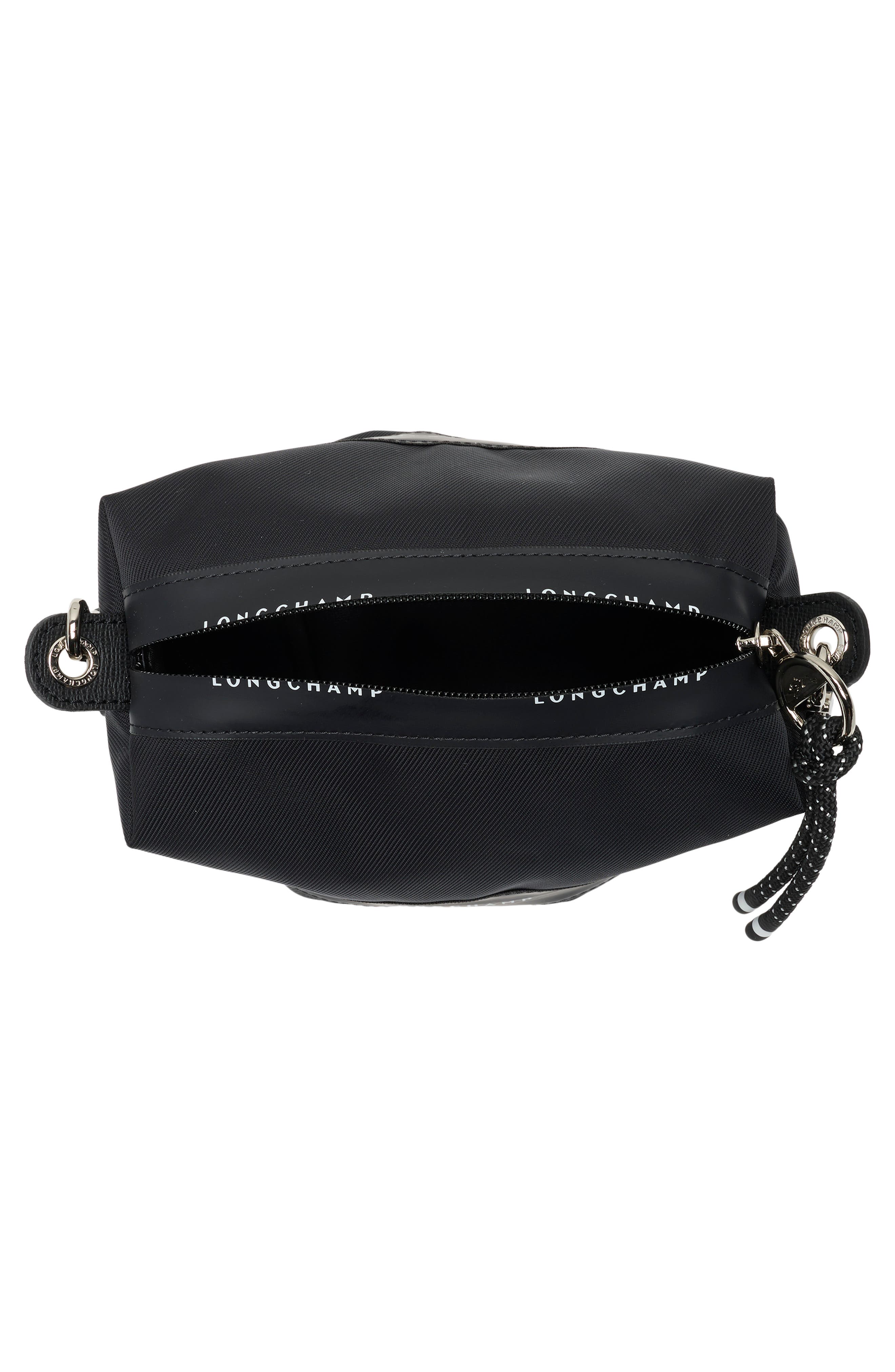Longchamp Extra Small Le Pliage Energy Canvas Crossbody Bag, Alternate, color, Black