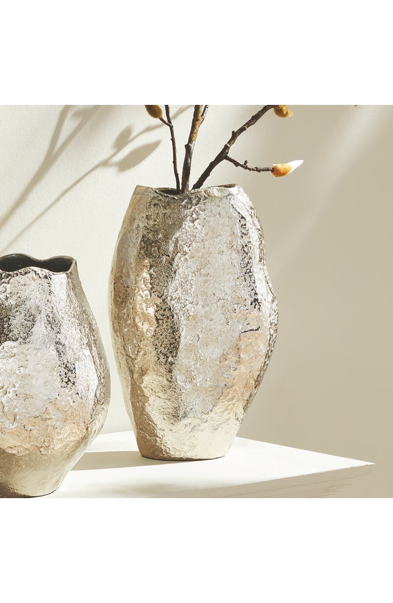 Napa Home & Garden Harlin Tall Vase, Alternate, color, Silver