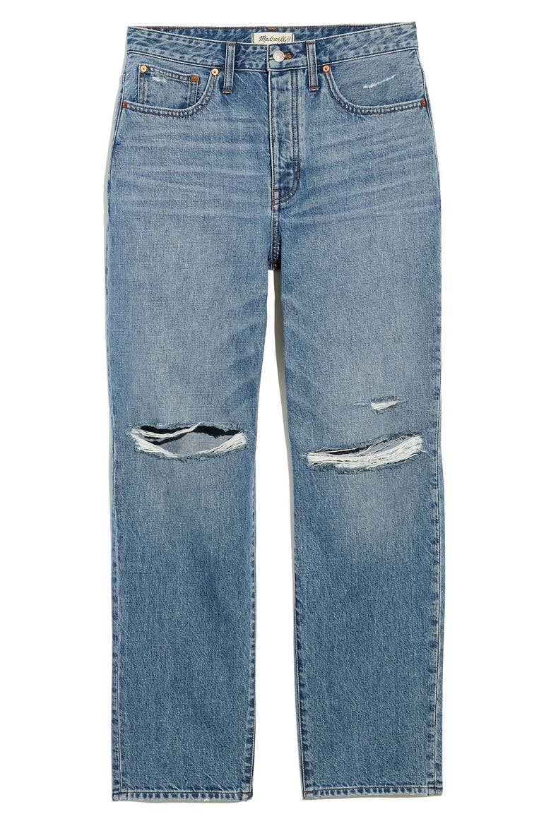 The Dadjean Destroyed Edition Jeans, Alternate, color, DUSTIN WASH