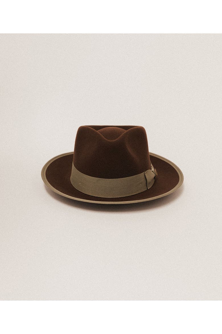 Waterloo Fedora, Alternate, color, Coffee