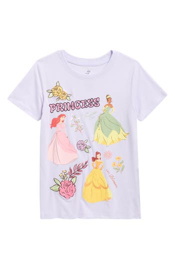 Freeze Kids' Disney Princess Graphic T-shirt In Purple