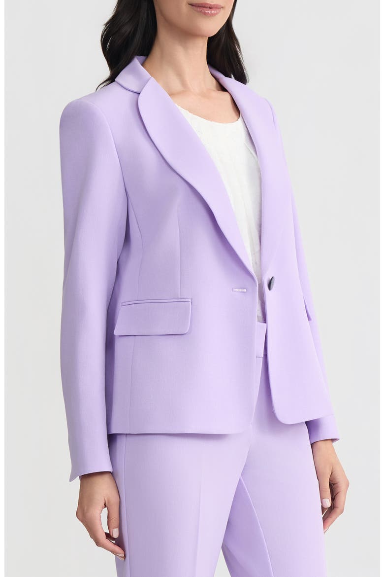 Petal Lapel One-Button Jacket, Alternate, color, LAVENDER MIST
