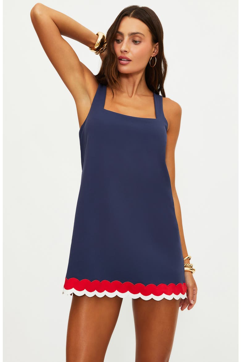 Mischa Colorblock Cover-Up Minidress, Alternate, color, TWILIGHT FIREWORK COLORBLOCK