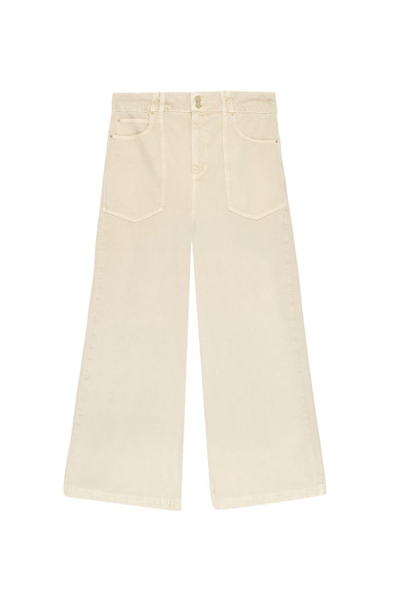 Utility Wide Jeans, Alternate, color, Neutral