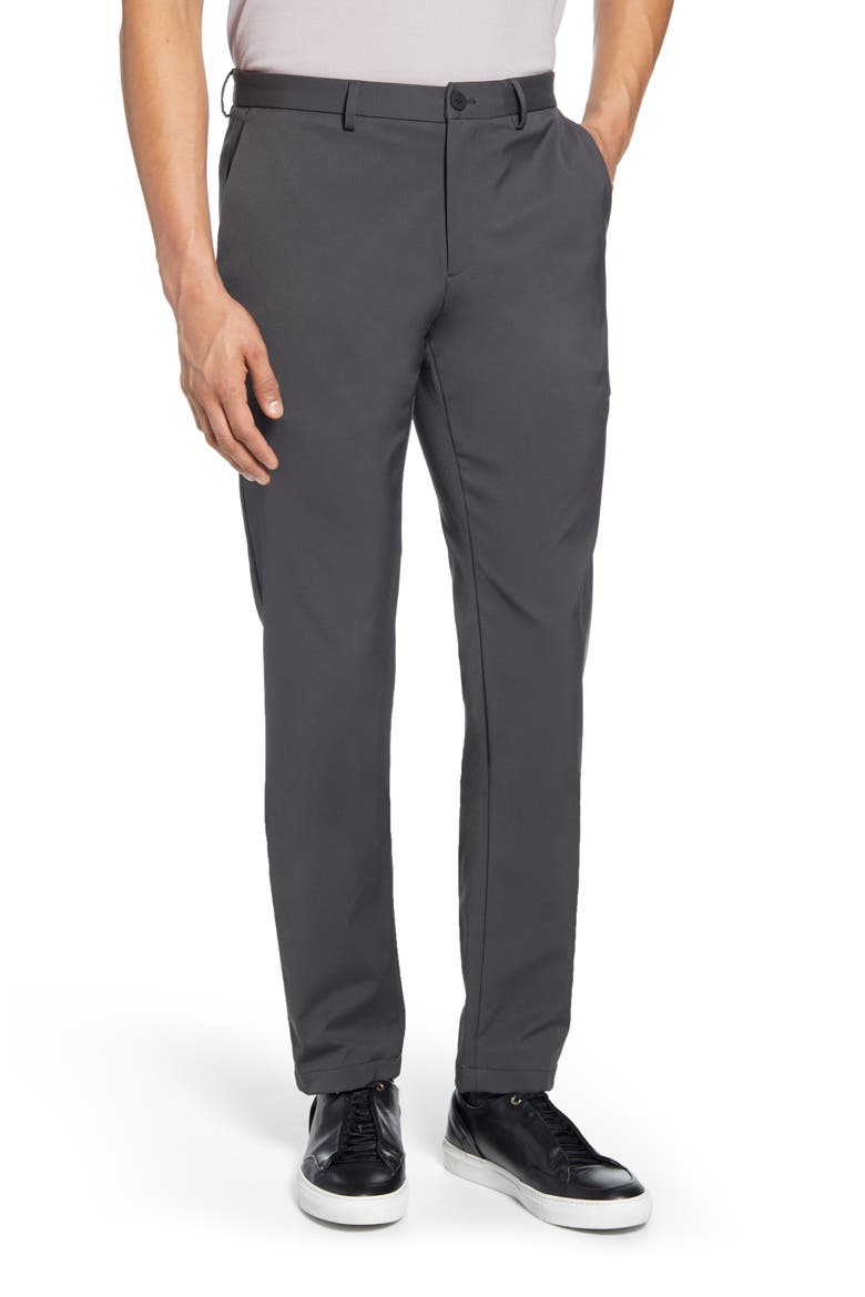 Zaine Neoteric Slim Fit Pants, Main, color, DARK GREY
