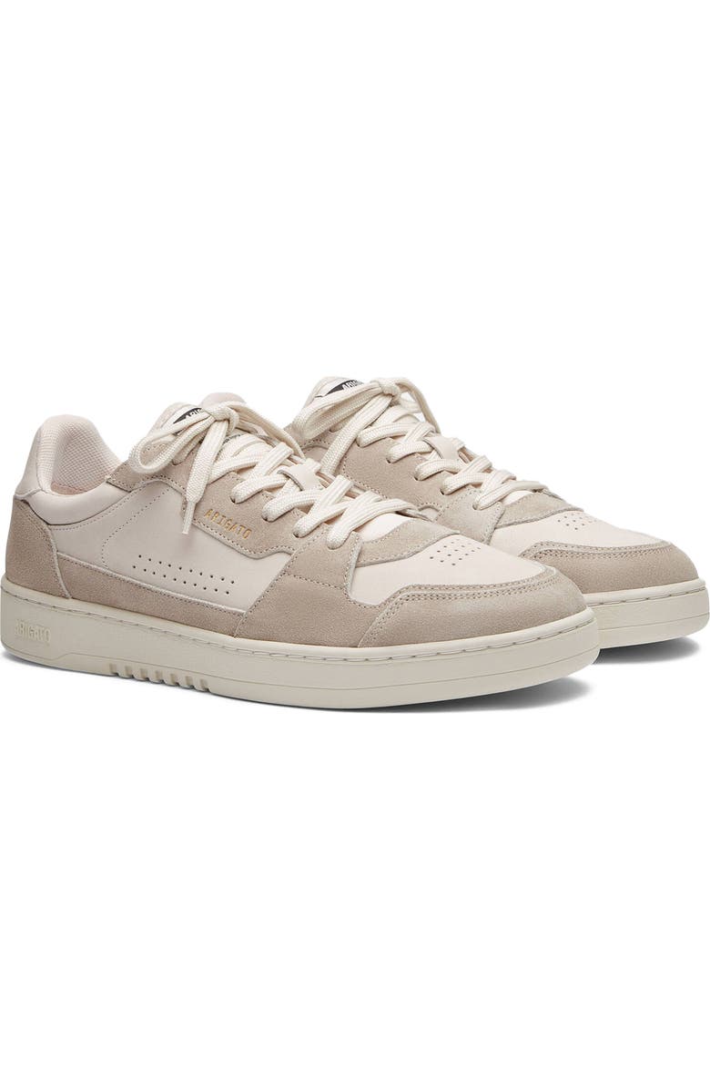 Axel Arigato Dice Lo Leather Suede Sneaker, Alternate, color, Off White/Taupe