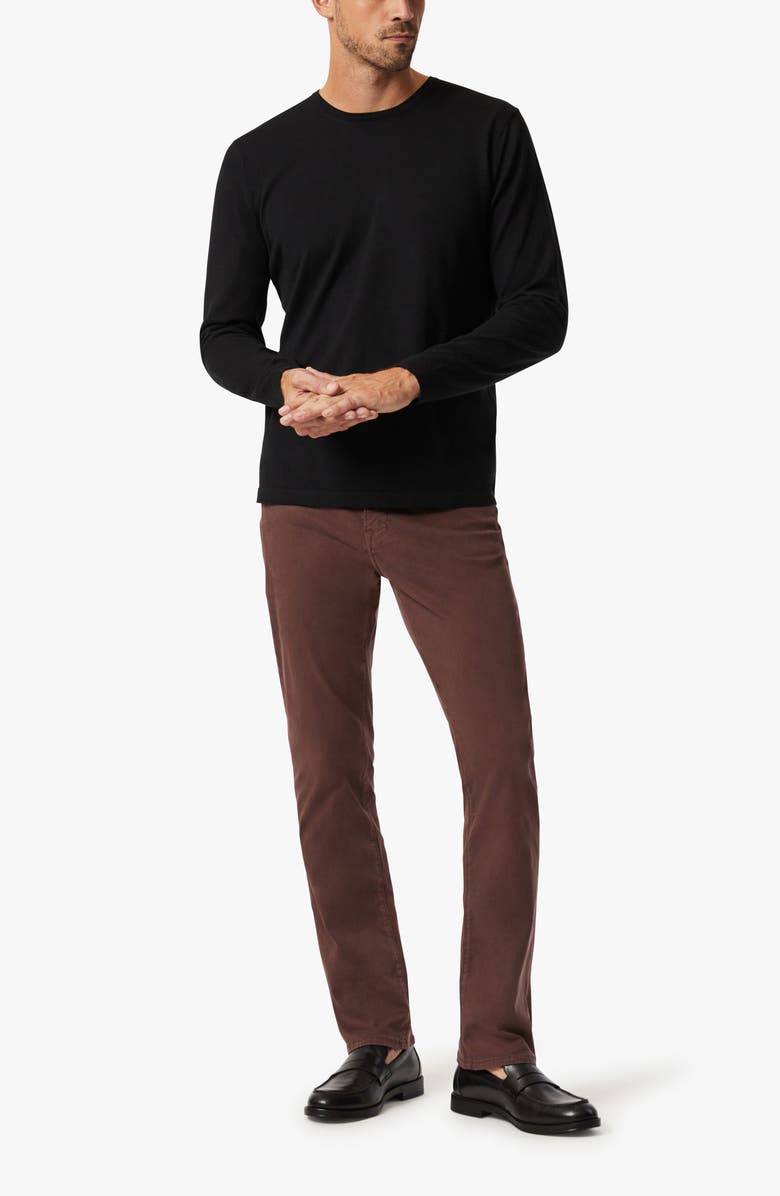 34 Heritage Charisma Relaxed Straight Leg Twill Pants, Alternate, color, Mahogany Twill