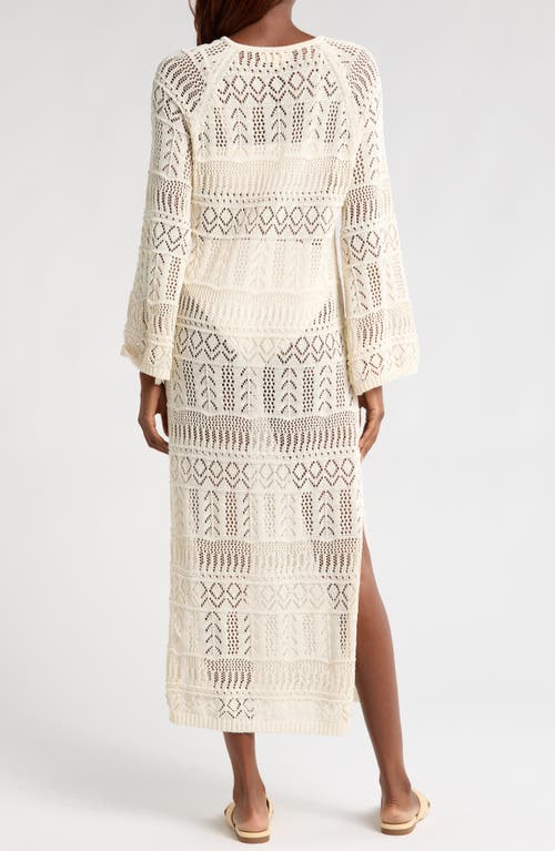 Elan Kaftan Swim Cover-up In Natural