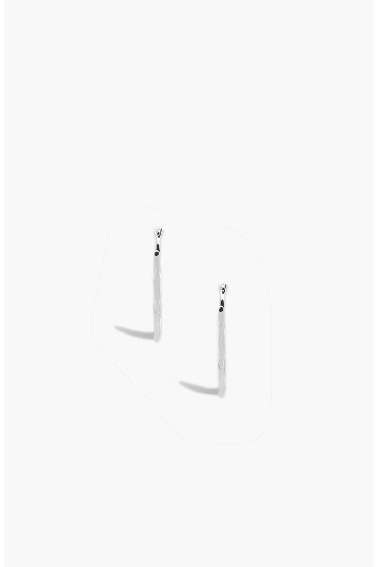 Tali Hoops in Silver, Alternate, color, Silver