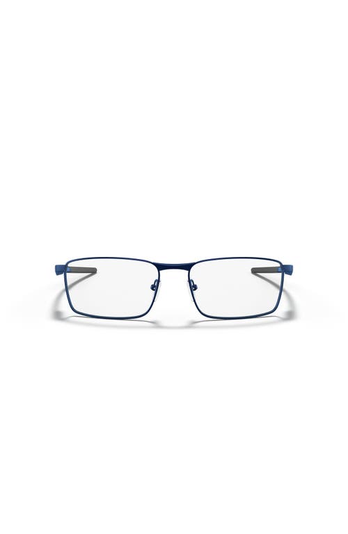 Oakley 57mm Rectangle Optical Glasses In Blue