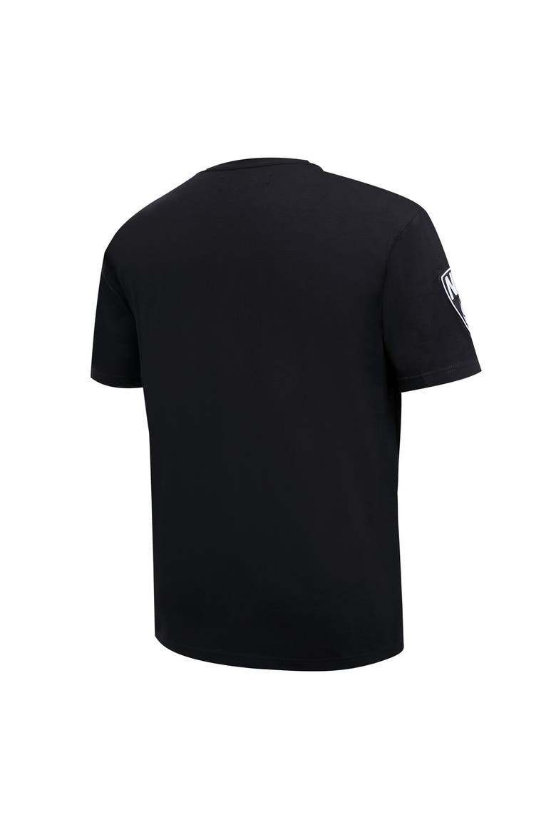 Men's Pro Standard Black Brooklyn Nets Chenille T-Shirt, Alternate, color, Black