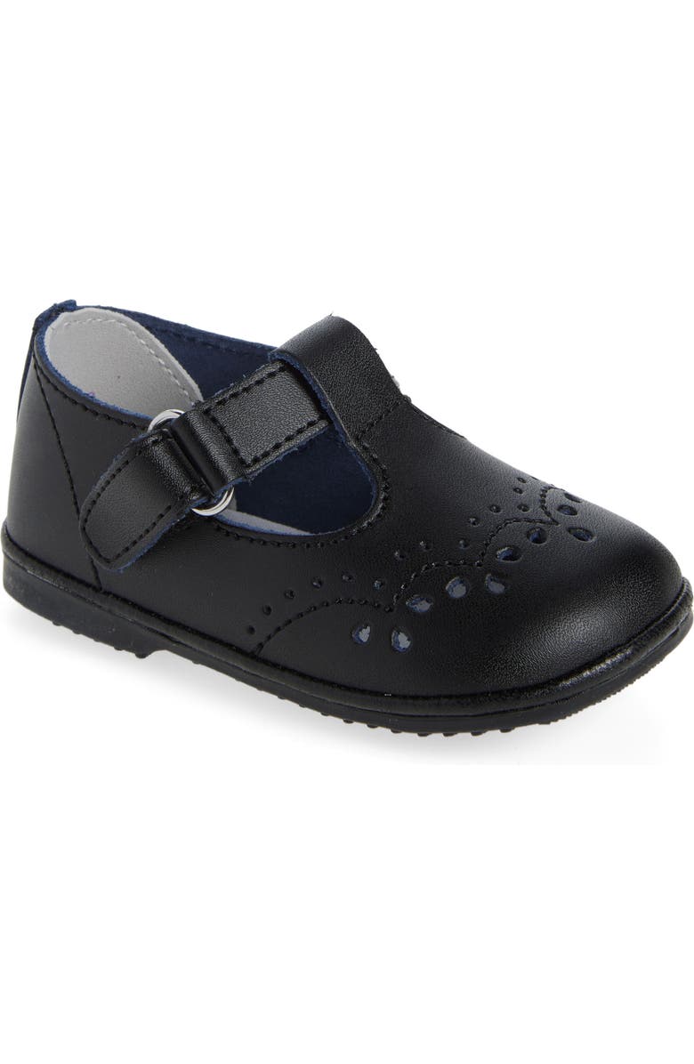 L'AMOUR Kids' Birdie T-Strap Mary Jane, Main, color, Black