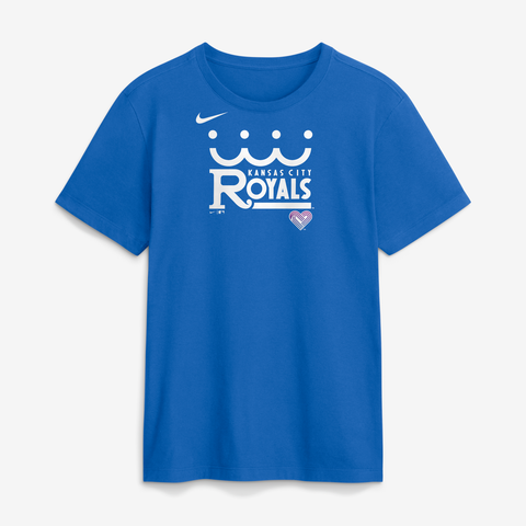 Men's Nike Royal Kansas City Royals 2026 City Connect Wordmark T-Shirt