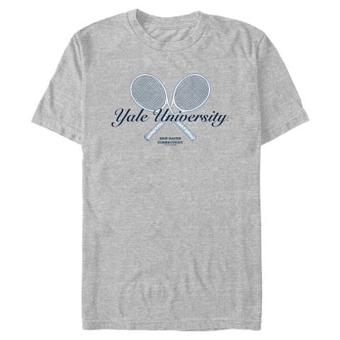 Men's Yale University New Haven University Racket  Graphic T-Shirt